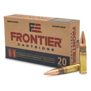Frontier Cartridge Military Grade Ammunition 300 AAC Blackout 125 Grain Hornady Full Metal Jacket