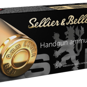 Sellier & Bellot 9mm Ammunition brass casing 1000 Rounds