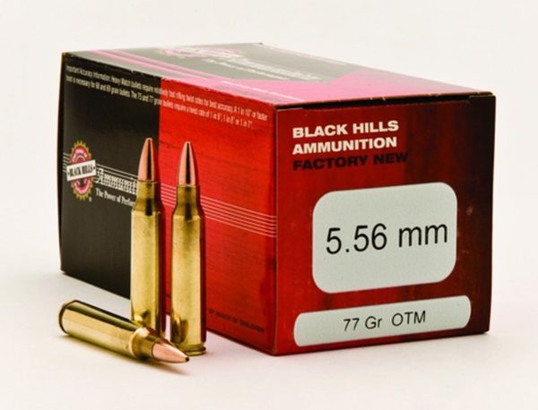 5.56 BLACK HILLS AMMUNITION 77 Gr OTM 500 Rounds