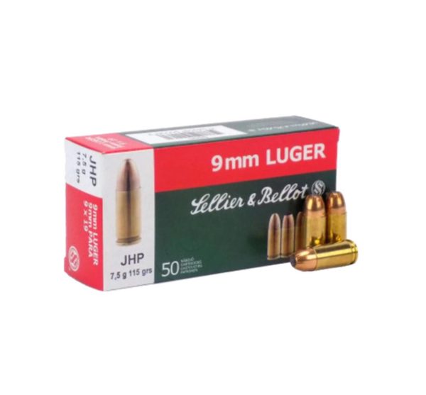 SELLIER & BELLOT 9MM LUGER AMMUNITION