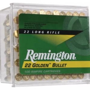 Remington Golden Bullet .22 LR Rimfire Ammo – Round Nose – 500rds