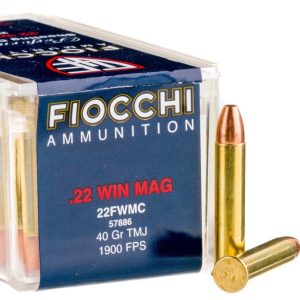 22WMR Fiocchi 22 Magnum - 40gr FMJ - 50 rds