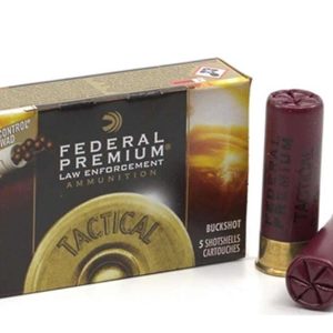 Federal 12 Gauge 2-3/4 Inch 00 Buckshot #9 Tactical 5/Box