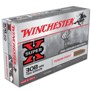 Winchester Super X .308 150 Grain Power Point JSP Winchester Ammunication