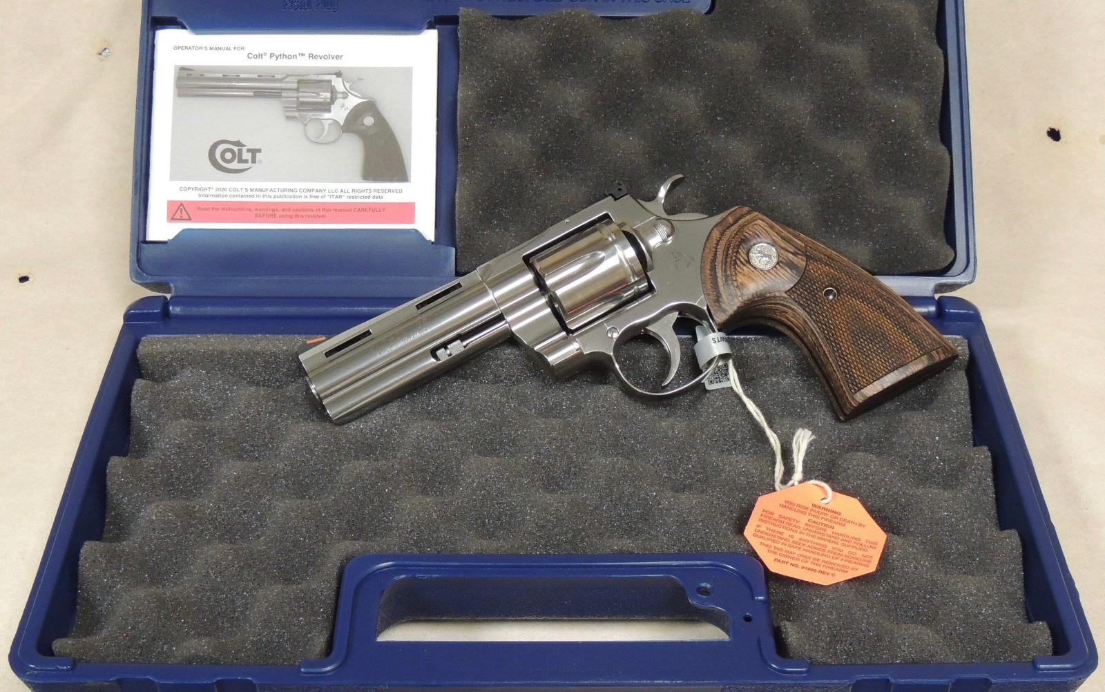COLT PYTHON STAINLESS 2020 REVOLVER 357 MAGNUM - Image 4