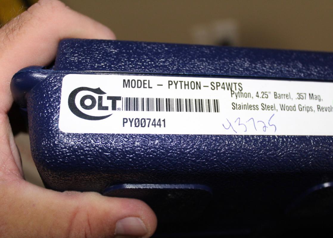 COLT PYTHON STAINLESS 2020 REVOLVER 357 MAGNUM - Image 3