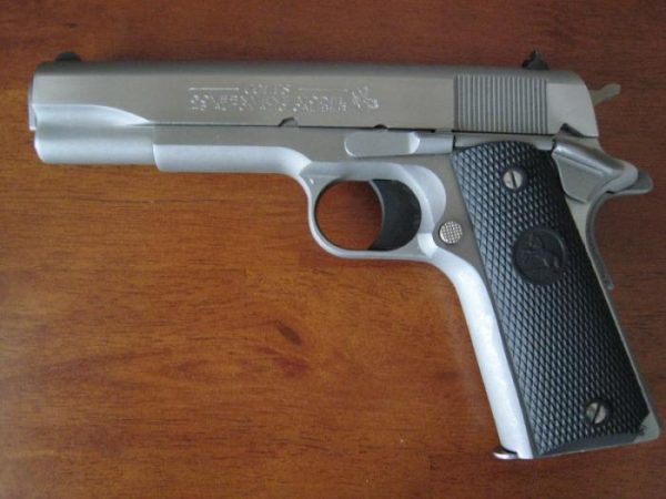 COLT GOVERNMENT MODEL  STAINLESS STEEL 45 ACP