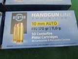 PPU 4 BOXES OF 50 ROUNDS 10MM