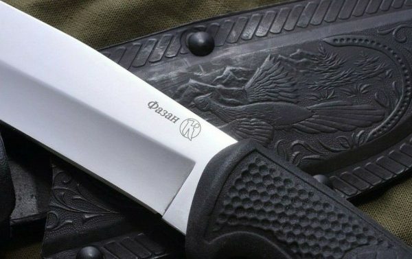 RUSSIAN HUNTING KNIFE 'PHEASANT' ELASTRON