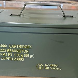 PRVI 223 REM 55GR FMJ M2A1 1000 RDS CAN