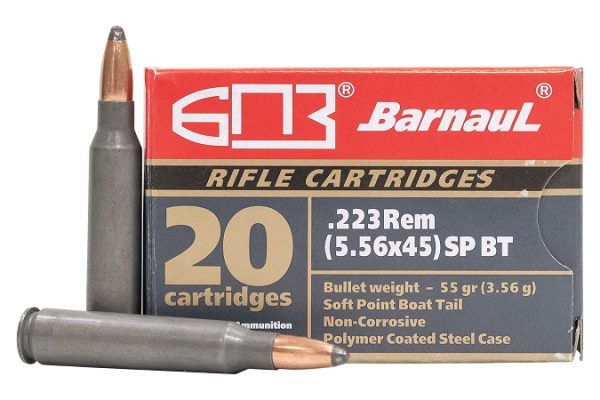 Barnaul 223 Rem 55 GR SP Ammunition BOX OF 20