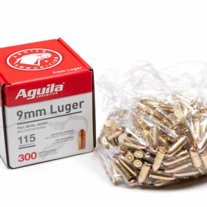 AGUILA 9MM FMJ 115 GR 300 ROUNDS BULK PACK