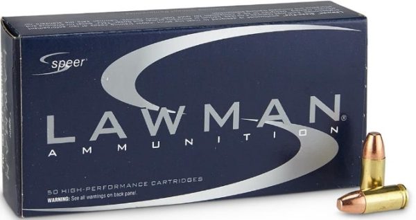 CCI 9MM LUGER 147GR TMJ CF LAWMAN LEAD FREE
