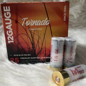 M90 Ammunition Factory Target Shotshells – 12 Gauge #7, 1/2 Double Walled & Mid High Brass