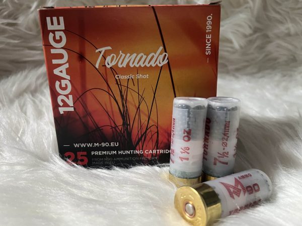 M90 Ammunition Factory Target Shotshells – 12 Gauge #7, 1/2 Double Walled & Mid High Brass