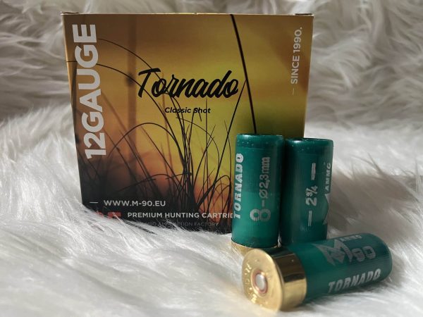 M90 Ammunition Factory Target Shotshells – 12 Gauge #8 Double Walled & Mid High Brass