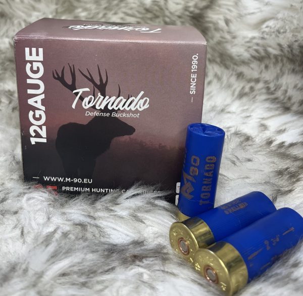 M90 Ammunition Factory 12-Gauge 00 Buck Shotshells Premium Double Walled & Mid High Brass