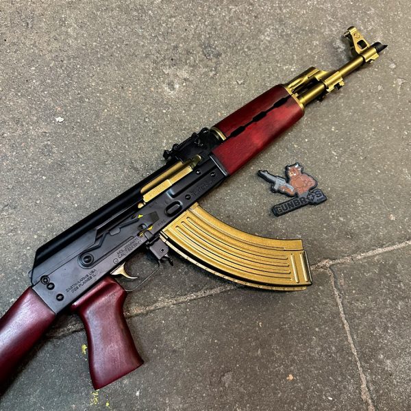 Zastava ZPAPM70 7.62x39mm Serbian Red w/ Gold Cerakote – GUNTICKETS [20 SPOT] - Image 2