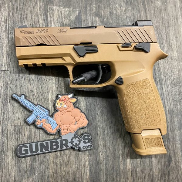 Sig Sauer P320 M18 FDE 9mm – GUNTICKETS [10 SPOT]