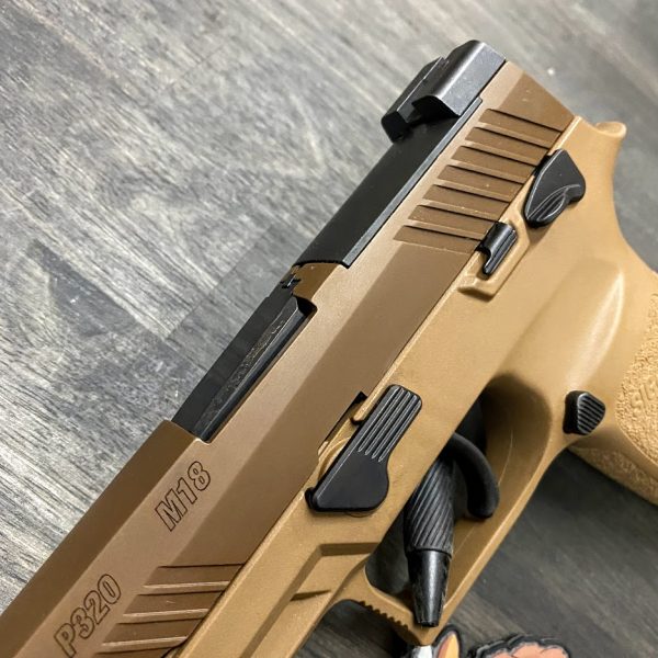 Sig Sauer P320 M18 FDE 9mm – GUNTICKETS [10 SPOT] - Image 2