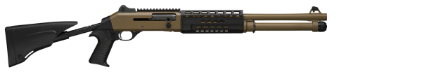 BONUS WITH PURCHASE $100.        Benelli M4 T-Pro Brown Semi-Automatic Shotgun