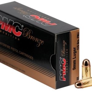 Buy Bulk and SAVE!     PMC 9mm Bronze 115 Gr  &  124 Gr  FMJ   1000r.