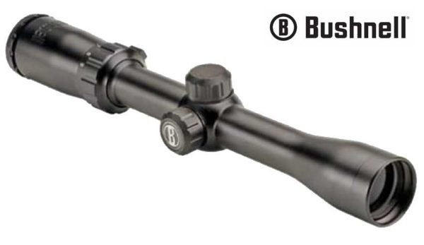 Bushnell 3-9×32 Sportsman Waterproof & Fogproof Riflescope (7.0-2.7 Degree Angle of View) with Multi-X Reticle – Matte Black