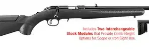 Ruger American Rimfire® Standard 22 WMR Satin Blued Threaded Barrel