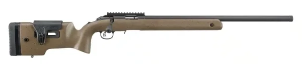 Ruger AmerRimFire TGT Bolt Action Rifle 22 LR SPBLKBRN BLK 22″ TB