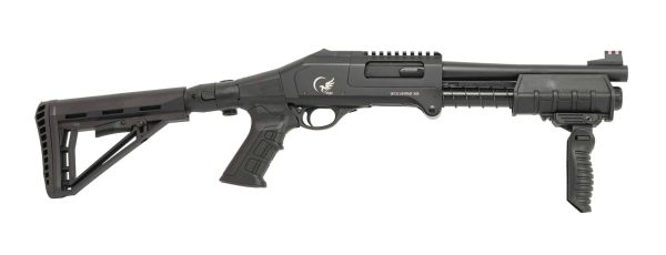 Wolverine XM Folding Pump 12g  10″ barrel  Black